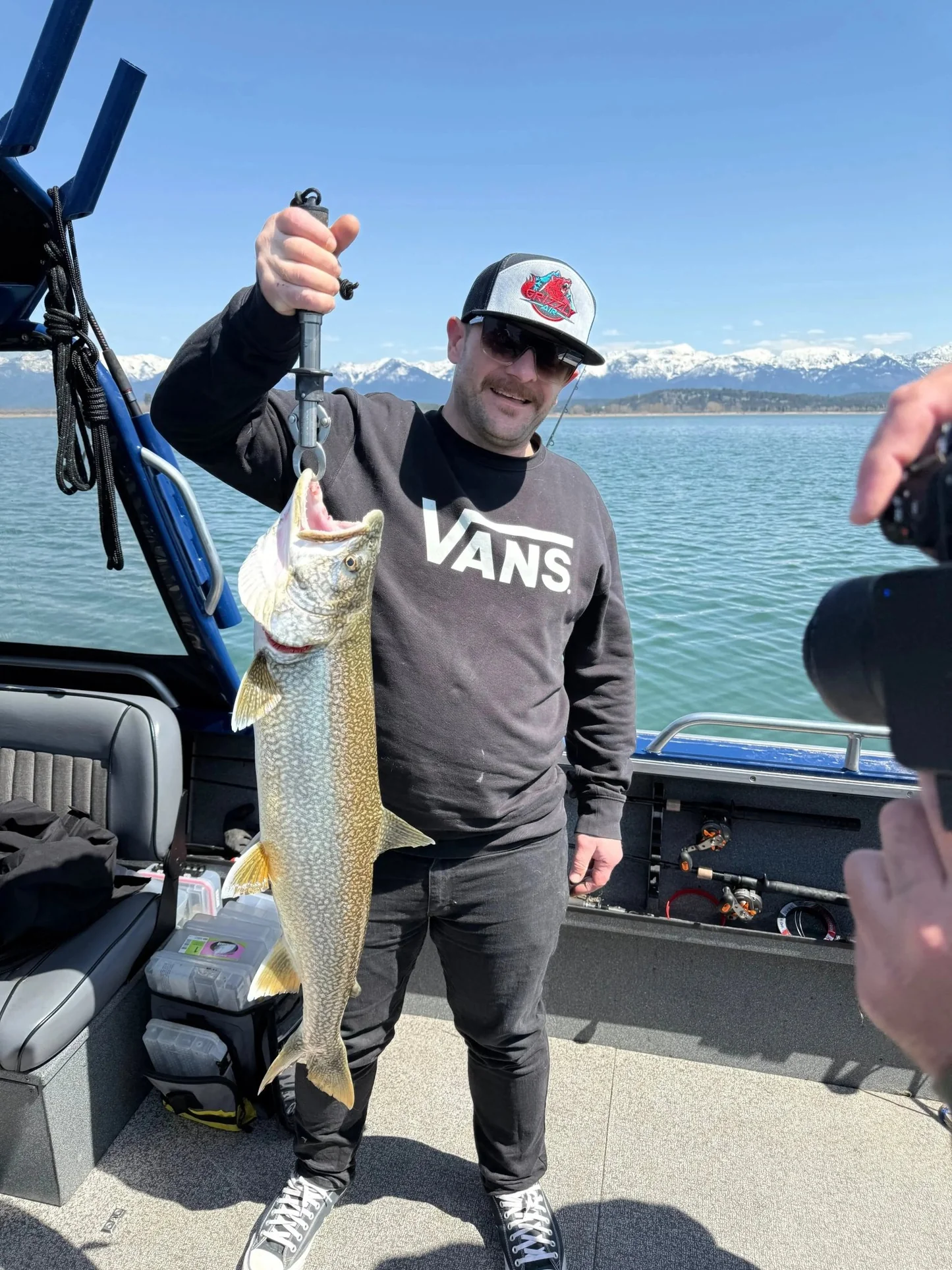 Trophy lake trout from Flathead Lake