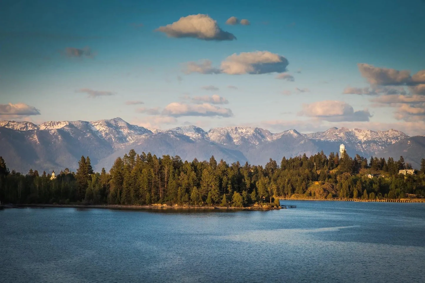 Flathead Lake with Mission Mountains